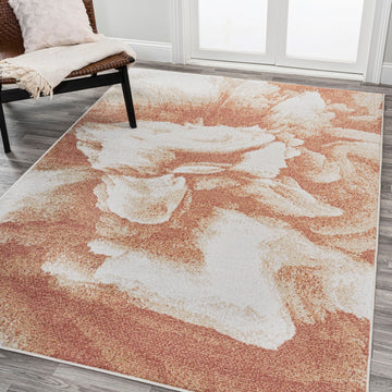 Petalo Abstract Two-tone Modern Area Rug